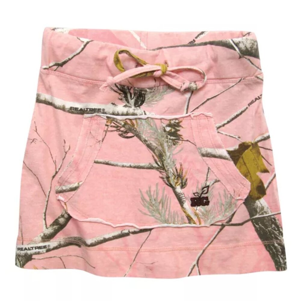 Realtree Pink Camouflage Youth Girls Skirt